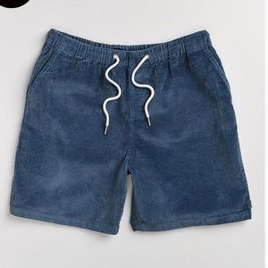 Men’s Corduroy Shorts Blue Poler NWT